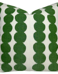 Full Circle Pillow Cover in Green, Schumacher Textiles