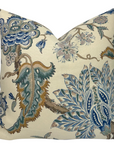 Chalfont Pillow Cover in Porcelain Blue, Schumacher Textiles