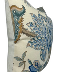 Chalfont Pillow Cover in Porcelain Blue, Schumacher Textiles