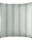 Ojai Stripe Pillow Cover in China Blue, Schumacher Textiles