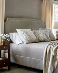 Les Touches Pillow Cover in Gray