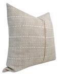 Madu Pillow Cover in Sand Brown, Susan Connor Textiles