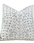 Les Touches Pillow Cover in Gray