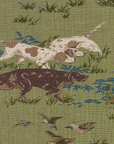Pointers Pillow Cover in Meadow Green, Schumacher Textiles