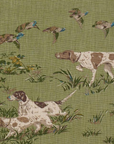 Pointers Pillow Cover in Meadow Green, Schumacher Textiles