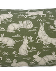 Cottontails Pillow Cover in Sage Green, Schumacher Textiles