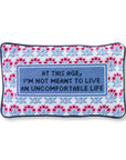 Uncomfortable Needlepoint Pillow