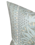 Cairo Pillow Cover in Spa Blue, Thibaut Pillows