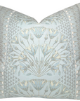 Cairo Pillow Cover in Spa Blue, Thibaut Pillows