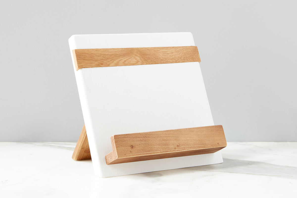 White Mod iPad / Cookbook Holder