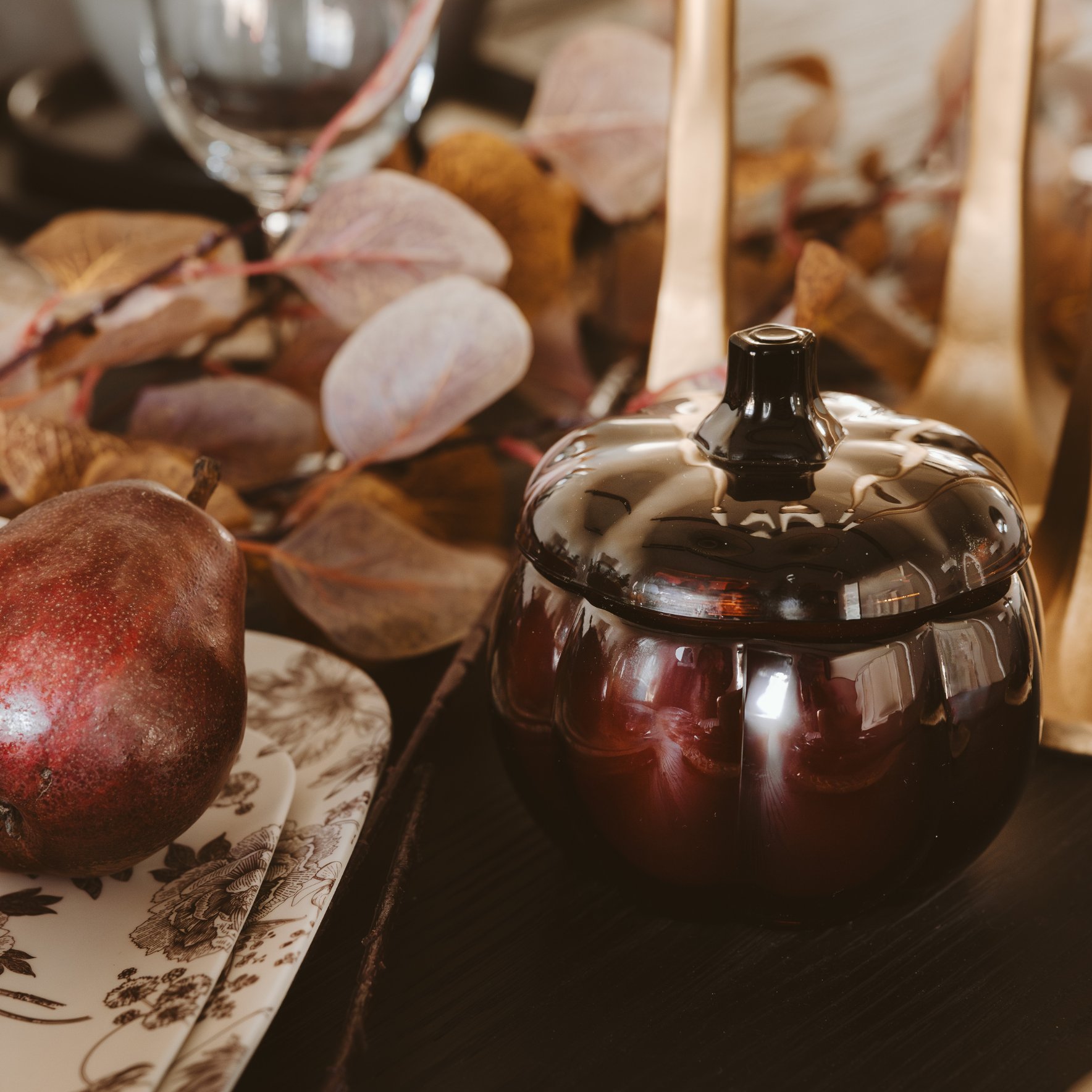 Hello Fall Soy Candle, 20 oz Pumpkin Jar