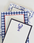 In Stock 4.25x5.5 Blue Lobster Notepad