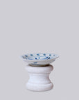 Small Blue and White Porcelain Auspicious Carp Dish