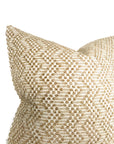 Audley Woven Pillow Cover in Sand, Schumacher Textiles