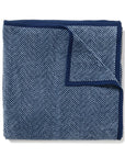 Harborview Herringbone Navy Blanket: Original