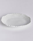 Mabel Round Serving Tray: White / Ceramic