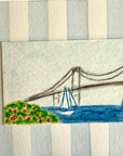 Newport, RI Watercolor Painting with 8 x 10 Frame