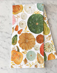 Autumn Gourds Kitchen Towel - Fall Pumpkin Tea Towel