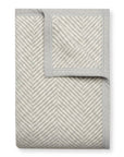 Harborview Herringbone Light Grey Blanket: Original