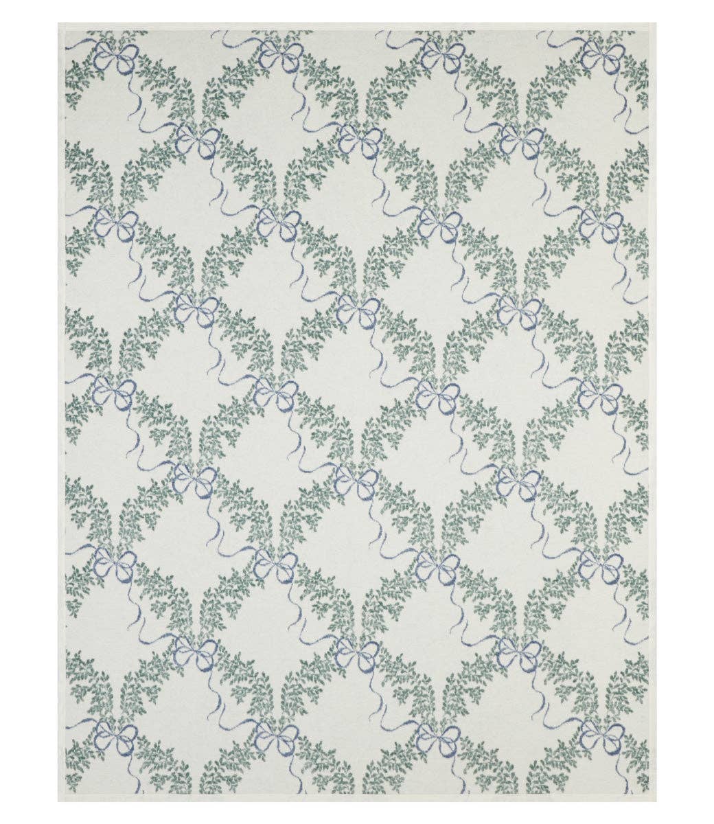 Boxwood Wreaths Blanket: Original