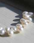 Vineyard Pearl Necklace: Gold pearl necklace