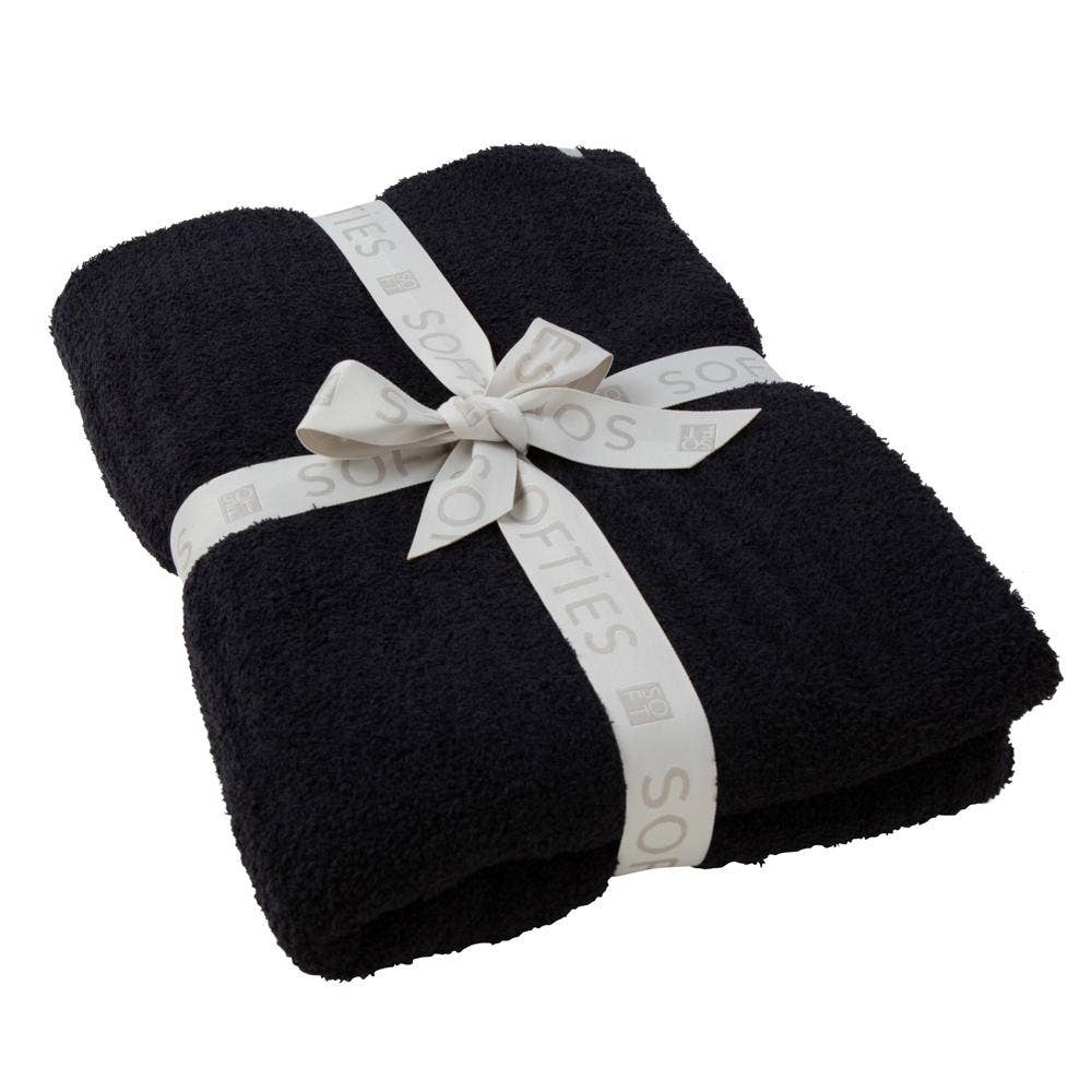 Softies: 50" x 70" Solid Rib Marshmallow Blanket: OSFM / Spring Lake