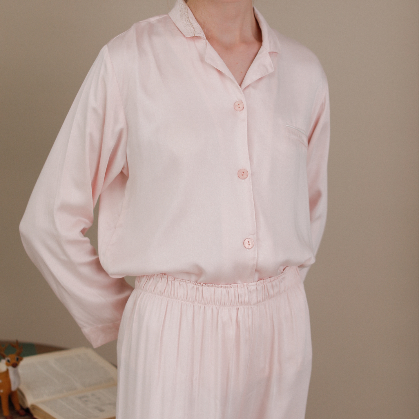 Women Pajamas Set Comfy Loungewear Set forBridesmaid Wedding: XS