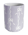 Bow Stripe Large Vase/ Utensil Holder