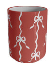 Bow Stripe Large Vase/ Utensil Holder
