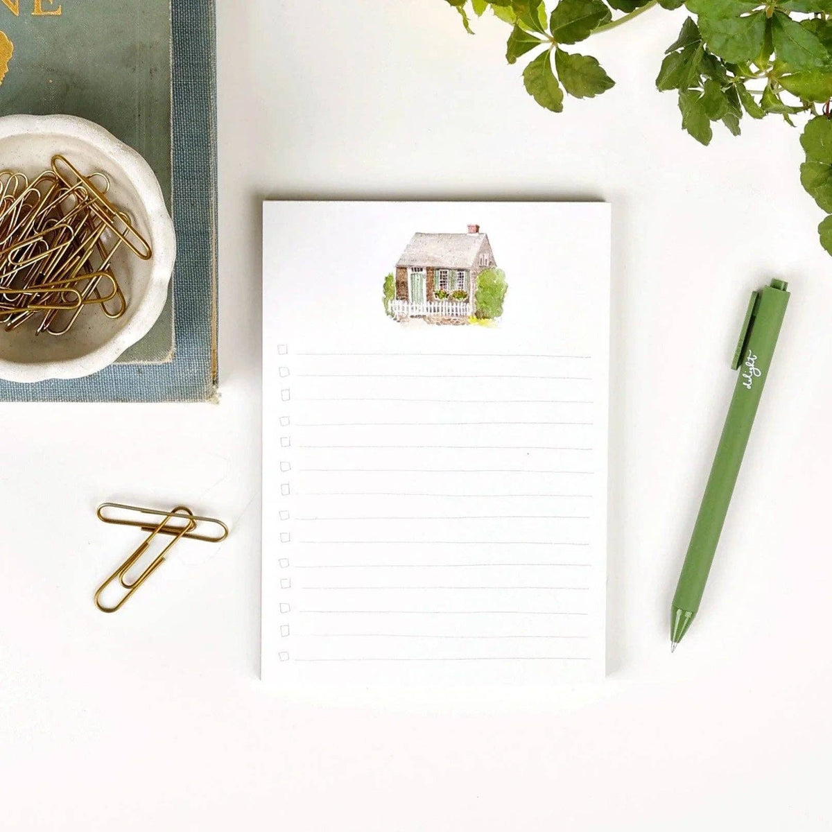 Everyday checklist notepad: Cottage