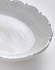 Mabel Round Serving Tray: White / Ceramic