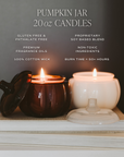 Hello Fall Soy Candle, 20 oz Pumpkin Jar
