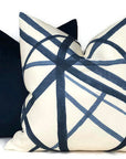 Channels Pillow Cover in Periwinkle Blue, Kelly Wearstler Textiles