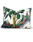 Citrus Garden Linen Pillow Cover, Schumacher Textiles