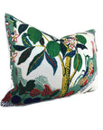 Citrus Garden Linen Pillow Cover, Schumacher Textiles