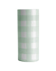 Gingham Column Vase