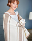 Dockside Stripe Sepia Blanket: Original