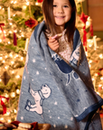 Winter Puppies Midi Blanket: Midi