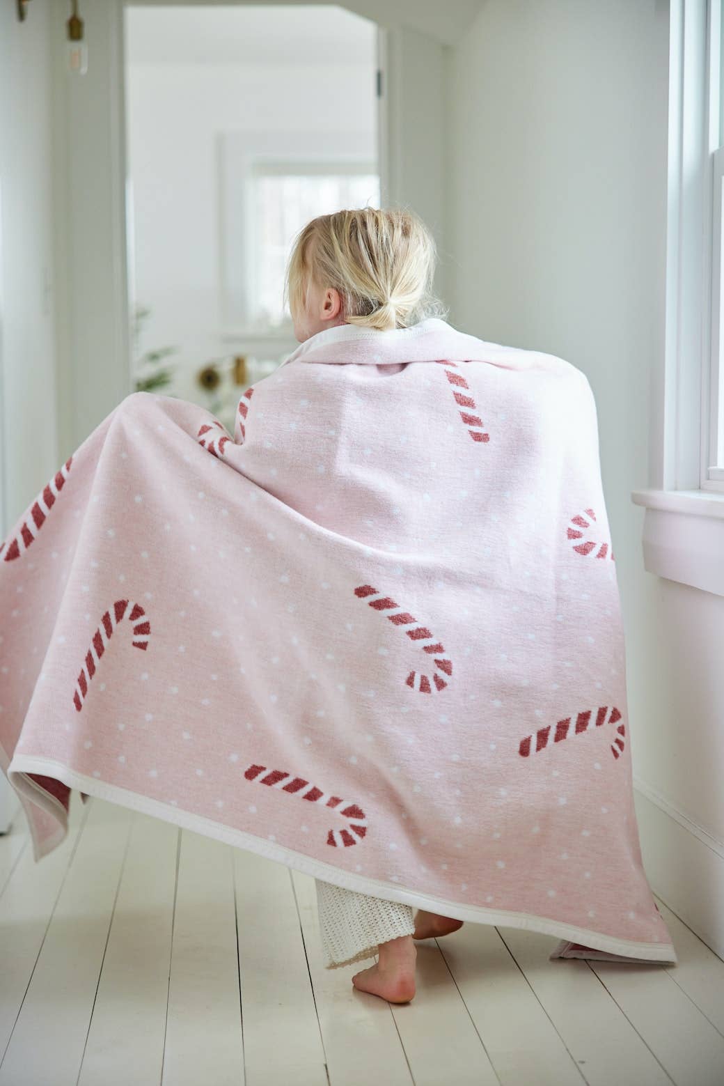 ChappyWrap Candy Canes Blanket: Original