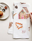 Christmas sweets tea towel