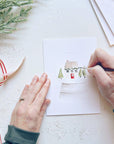 Christmas cheer paintable notecard