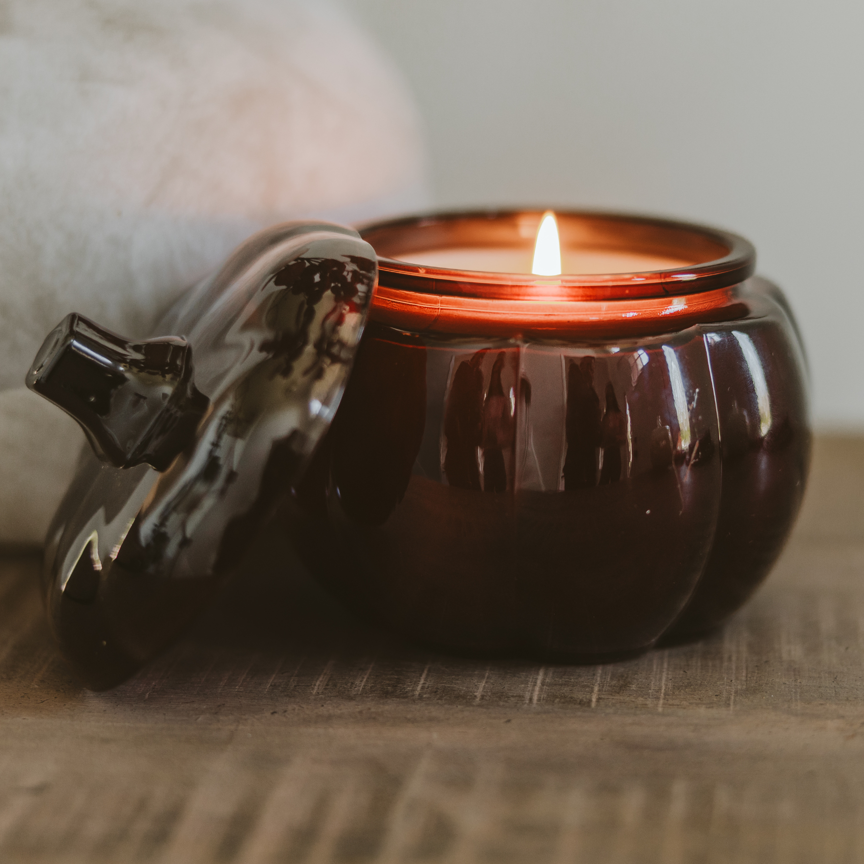 Hello Fall Soy Candle, 20 oz Pumpkin Jar