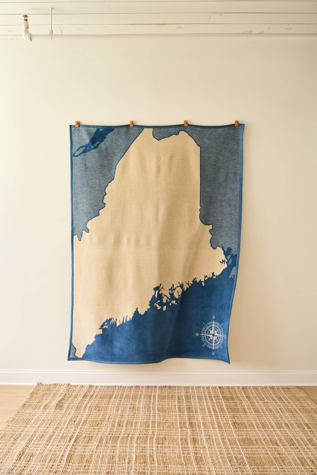 Maine Map Blanket: Original