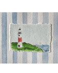 Nantucket Sankaty Lighthouse Watercolor Painting, Framed