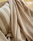 The Lightweight Blanket - Windowpane Wheat: Lightweight