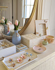 Gilded Butterflies Trays with 22K Gold Accent