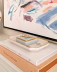 Gilded Butterflies Trays with 22K Gold Accent