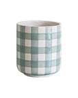 Gingham Vase