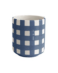 Gingham Vase