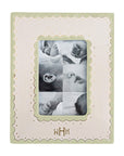Scallop Monogrammed Photo Frame